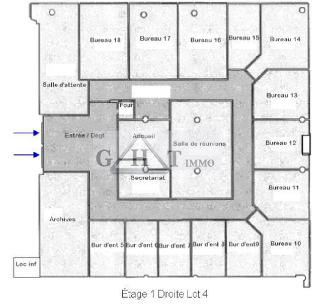   Bureaux - 700m² - Grigny Grigny