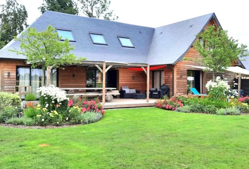 Vente Maison Maison coup de coeur en ossature bois de 168 M2 4 chambres Beaux volumes et au calme Fierville les parcs