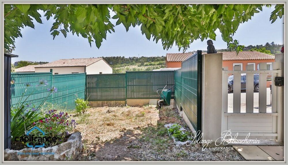 Cazedarnes  Maison plain-pied T3, 68 m² habitables + garage, jardin arboré