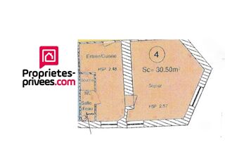  Appartement � vendre 1 pi�ce 30 m�