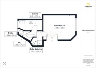  Appartement � vendre 1 pi�ce 26 m�