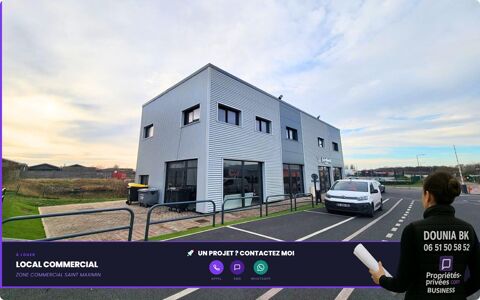 LOCAL COMMERCIAL NEUF 170 M2  ZONE COMMERCIALE SAINT-MAXIMIN / CREIL 3500 60740 Saint maximin