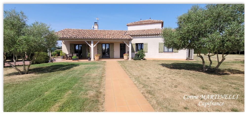 Maison 194 m² avec piscine, 4 chambres à 9 mn de Lafox