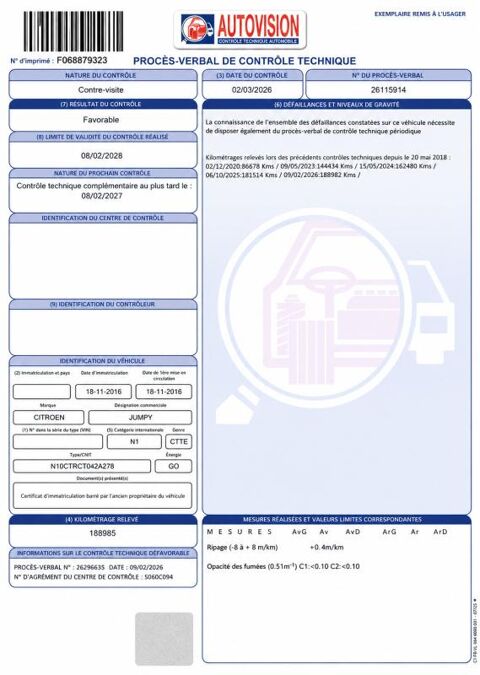 Jumpy 1&deg; Main / 1.6L B HDI 95cv Pack CLUB CLIM/REGUL/LIMIT idem ex 2017 occasion 60430 Abbecourt