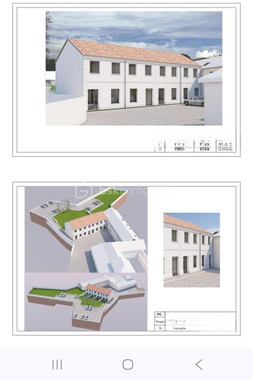 Vente Terrain Terrain constructible avec permis accordé pour 4 appartements !!! Marines