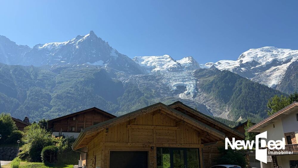 CHAMONIX MONT-BLANC - CHALET 6 Pièces - 4 Chambres - GARAGE mezzanine - VUE exceptionnelle Massif du MONT-BLANC