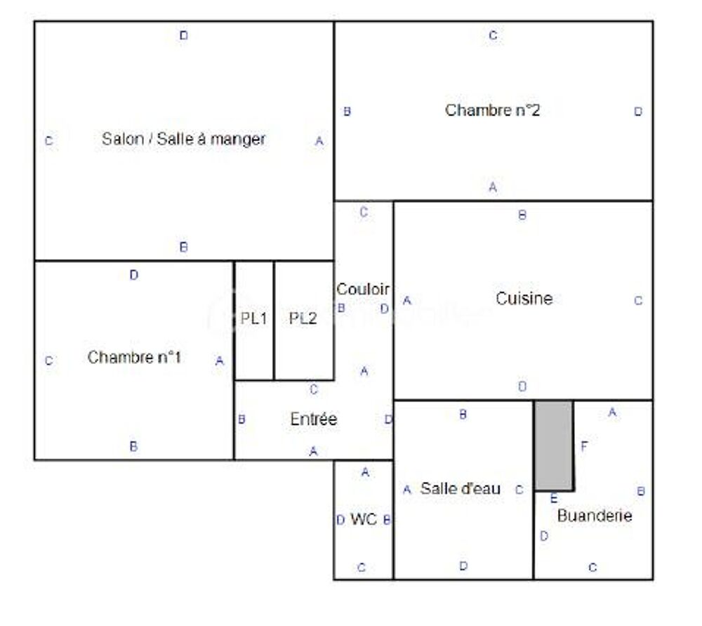 ***APPART REFAIT A NEUF TYPE F3 AVEC BALCON, CAVE, BOX PARKING et STATIONNEMENT EN AERIEN***