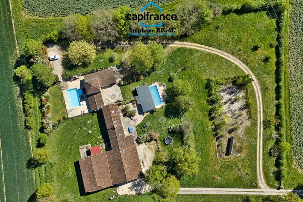 Vente Propriété/Château Propriete à vendre 11 pièces MONSEGUR (47) Propriété avec maison et maison d'amis de 260m2 habitables sur 12 757m² de terrain - Monsegur