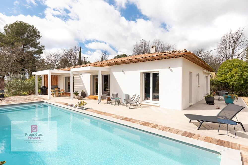 villa de plain-pied 4 pièces avec piscine proche fayence