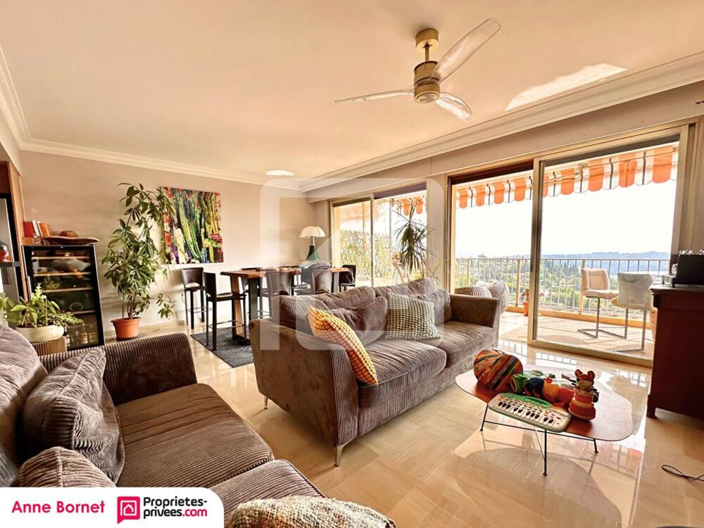 Vente Appartement Appartement 4 pièces 93 m2 avec terrasse vue panoramique mer, garage, parking privatif et cave Grasse