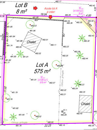  Terrain � vendre 575 m�