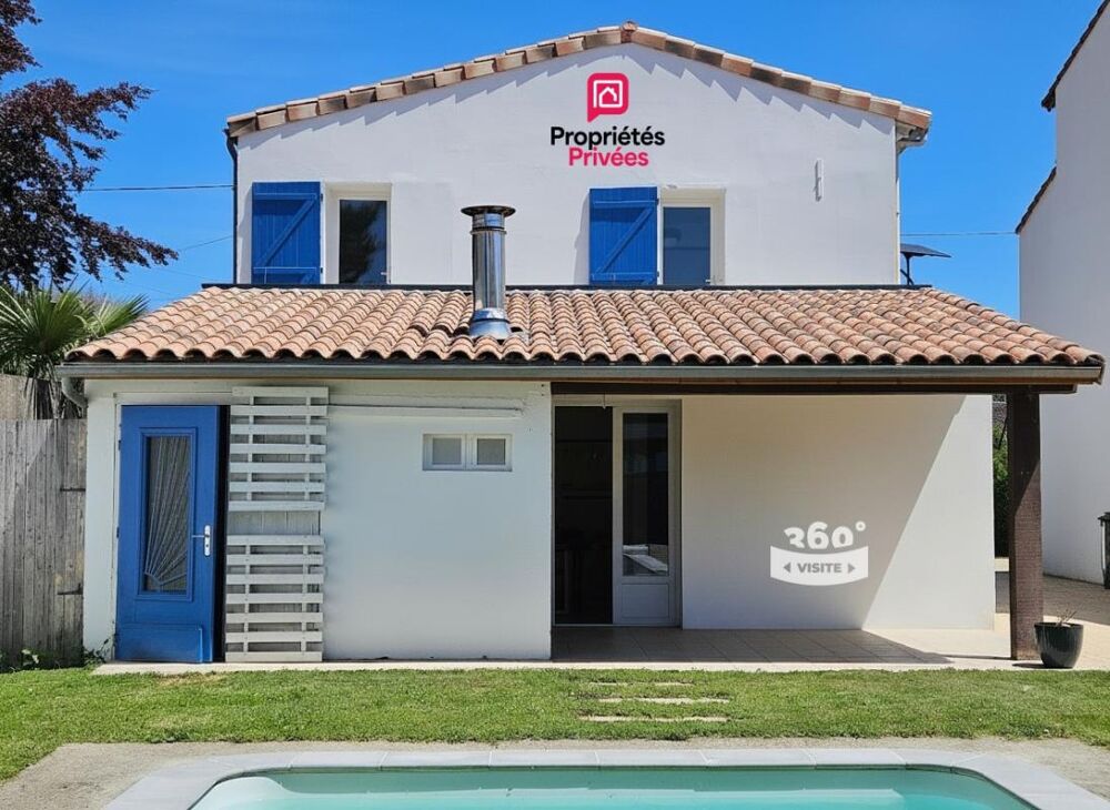 AGEN Sud proche hyper Centre, maison en PIERRE rénovée 100m² + Dépendance 22m², PISCINE au sel & Abri voiture