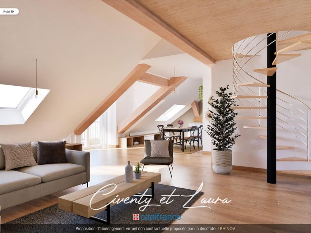 Vente Duplex/Triplex Duplex à vendre - Atypique et Lumineux – 130 m² au sol - Proche Albertville Gilly sur isere