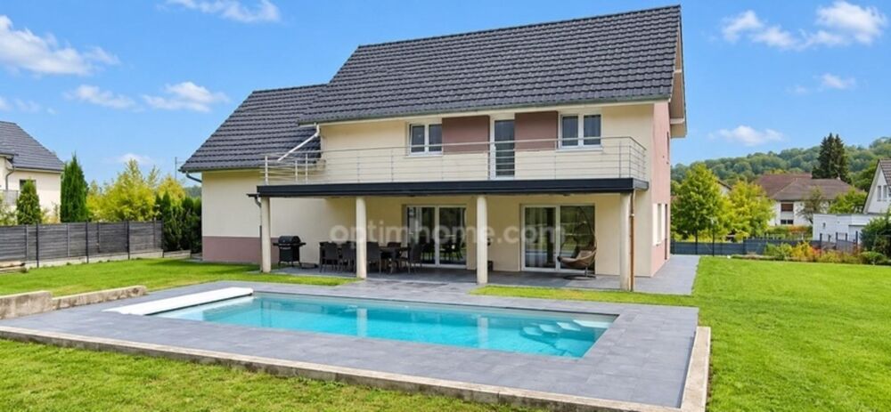 Vente Maison 90500 BEAUCOURT – MAISON 185 M² – 5 PIECES – 4 CHAMBRES – PISCINE CHAUFFÉE – DPE A -  COMPATIBLE PROFFESION LIBERALE Beaucourt
