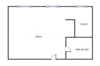  Appartement  vendre 1 pice 35 m