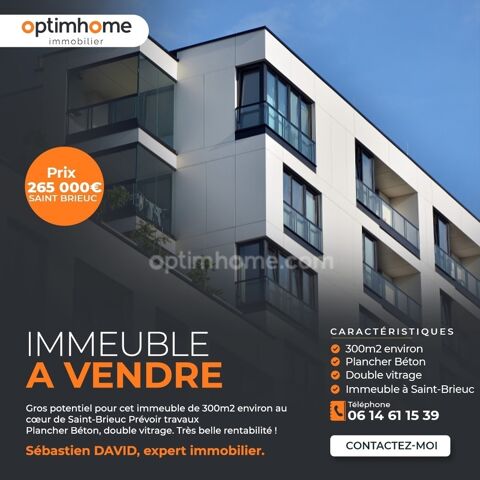 Exclusivité Immeuble 265000 euros 266250 Saint-Brieuc (22000)