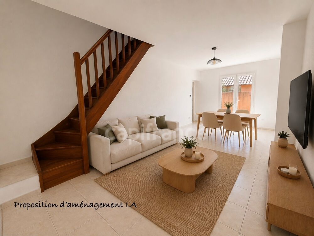 Maison à vendre 4 pièces 74 m2 avec jardin et garage PUYVERT (84)