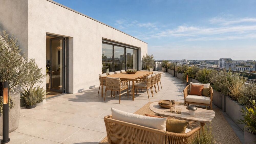 Vente Appartement FRAIS DE NOTAIRE OFFERTS ! MAGNIFIQUE T4 AVEC TERRASSE + PARKING Bordeaux