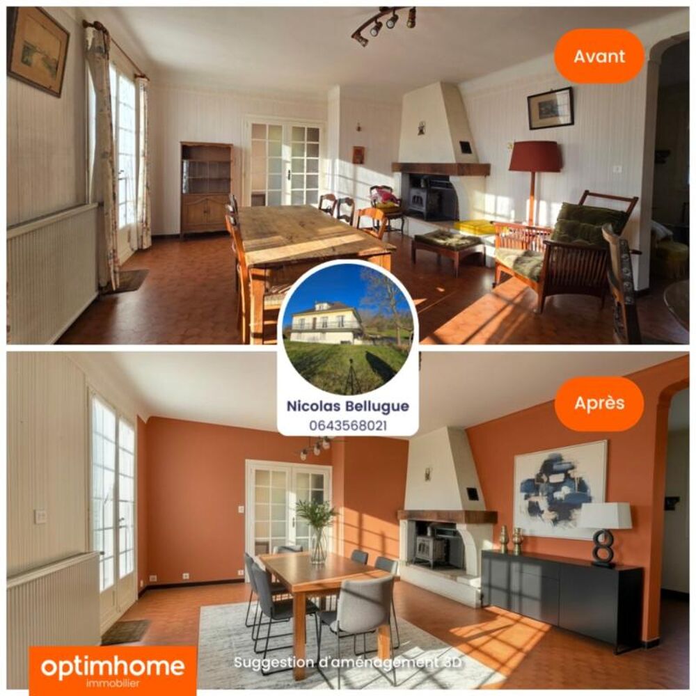 Vente Maison Maison 3 chambres proche d'Eymet – Vue dégagée Eymet