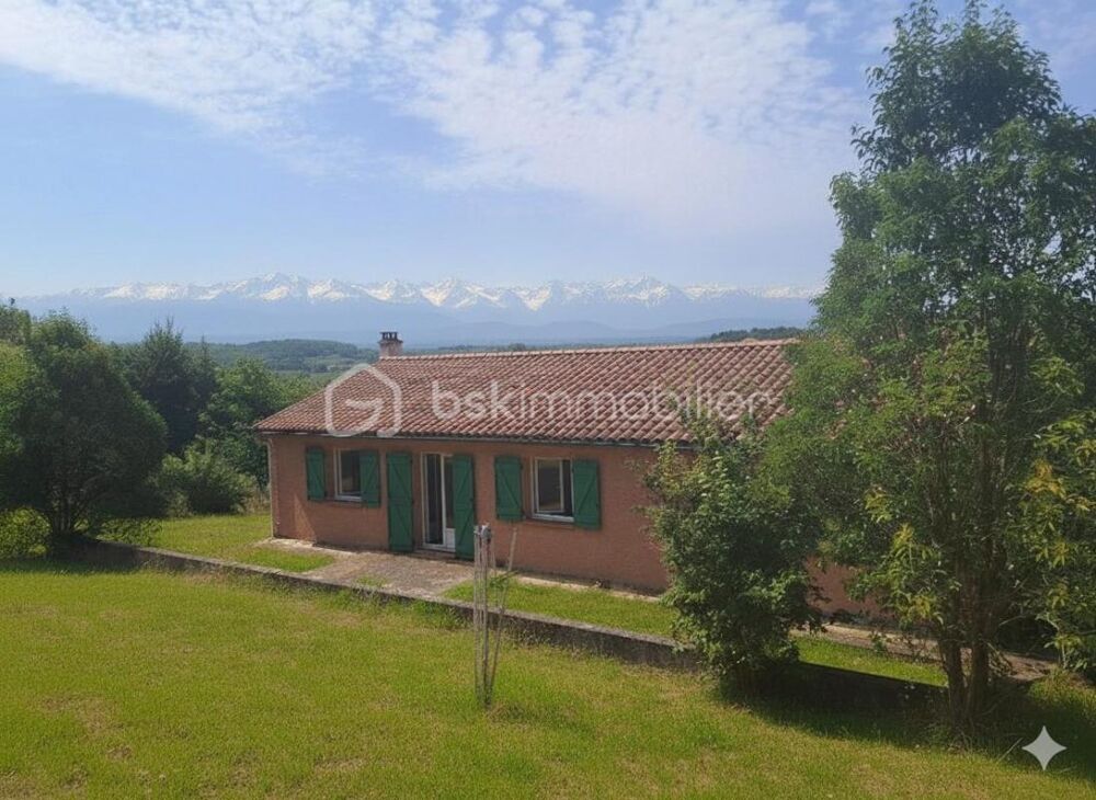 Vente Maison Exceptionnelle maison sur sous-sol de 110m habitables, vue panoramique Pyrnes  50min de TOULOUSE Saint ybars