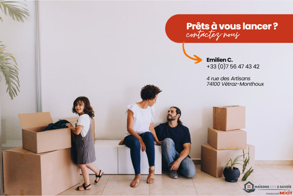 Vente Maison 1000m2 de terrain, votre maison entièrement sur mesure Perrignier