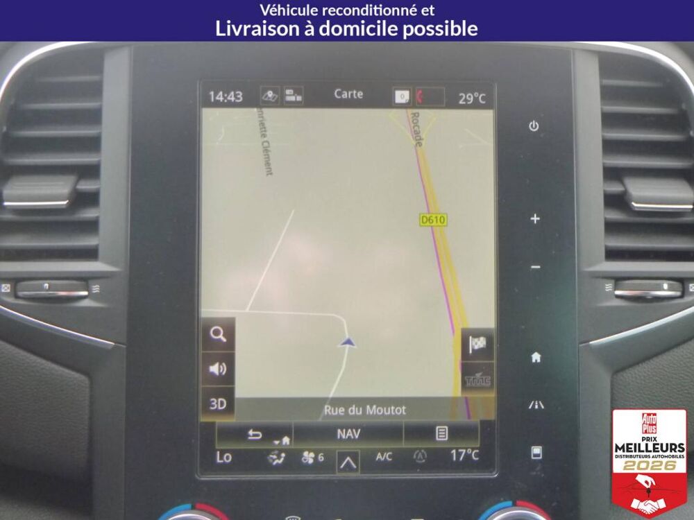 M&eacute;gane IV Berline TCe 160 EDC GT-Line 2019 occasion 10150 Lavau