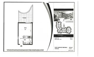  Appartement � vendre 1 pi�ce 22 m�