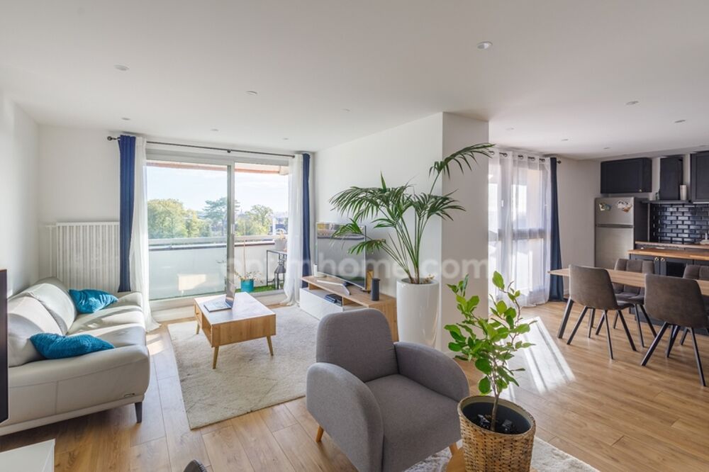 Caen - Grand T2 lumineux avec terrasses - 64.16 m2 - 1 chambre - 5ème étage avec ascenseur - Garage fermé