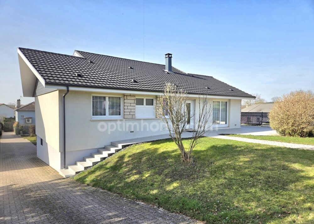 à vendre maison individuelle de plain pied sur sous-sol, 5 chambres et jardin à BRAS SUR MEUSE (55)