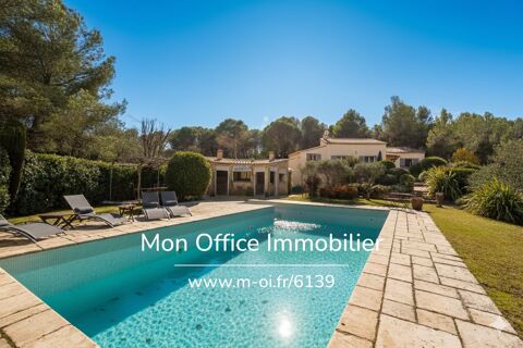   R�f�rence : 6139-JDO - Maison traditionnelle avec piscine sur terrain paysager de 5 129 m� � Lambesc Maison - 4 pi�ce(s) - 107 m�