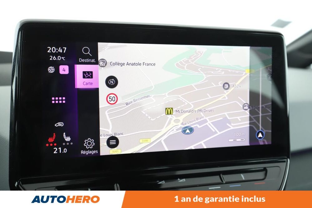 ID.3 Pure Performance 48 kWh 150 ch 2021 occasion 92130 Issy-les-Moulineaux
