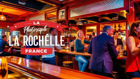   BAR AMBIANCE NUIT LICENCE IV RESTAURANT FONDS DE COMMERCE A VENDRE CENTRE-VILLE LA ROCHELLE, PROCHE PORT, FORTE ACTIVITE, OUVERT 