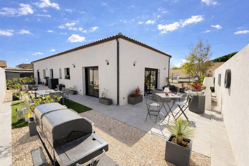 Villa plain-pied contemporaine 3 chambres avec suite parentale et terrain piscinable