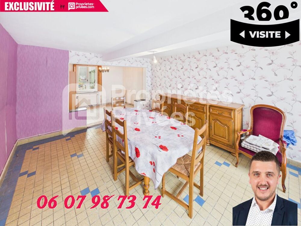 Vente Maison Maison de ville101 m² Jardin Secteur calme Hirson