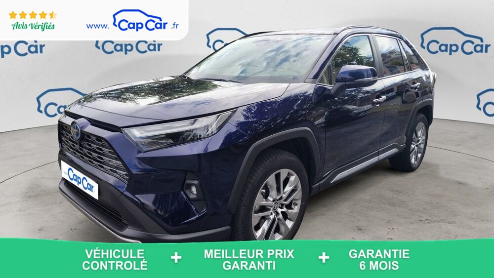 RAV 4 2.5 VVT-i 218 Hybrid E-CVT Lounge - Entretien constructeur T 2023 occasion 92000 Nanterre