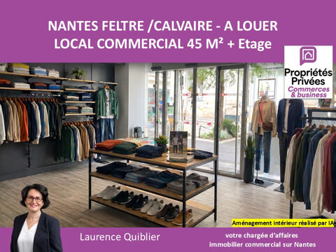 44000 NANTES - LOCAL COMMERCIAL FELTRE /CALVAIRE A LOUER 95 M&sup2; 2622 44000 Nantes
