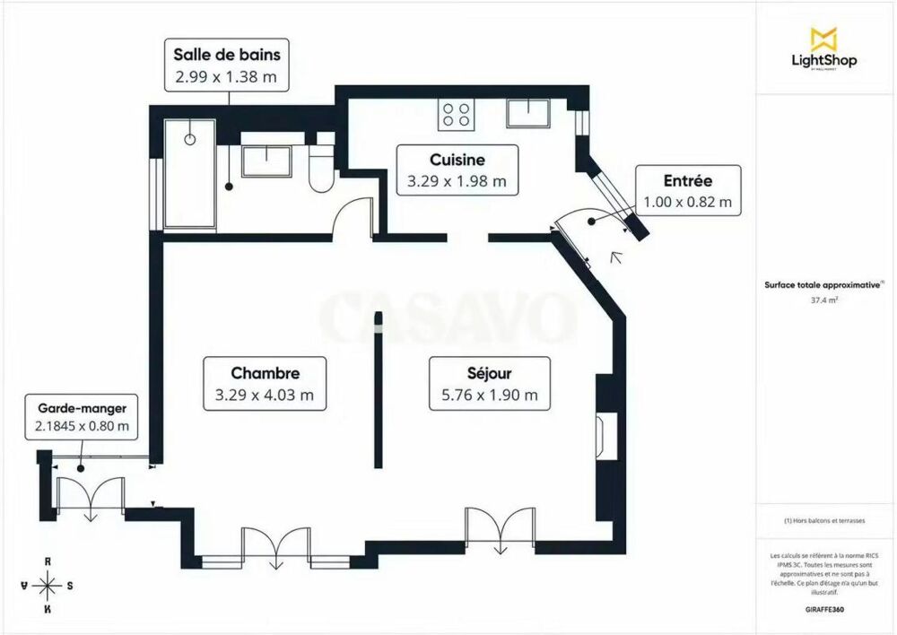 Vente Appartement Vente Appartement 2 pièces de 38m² - 75007 Paris Paris 7