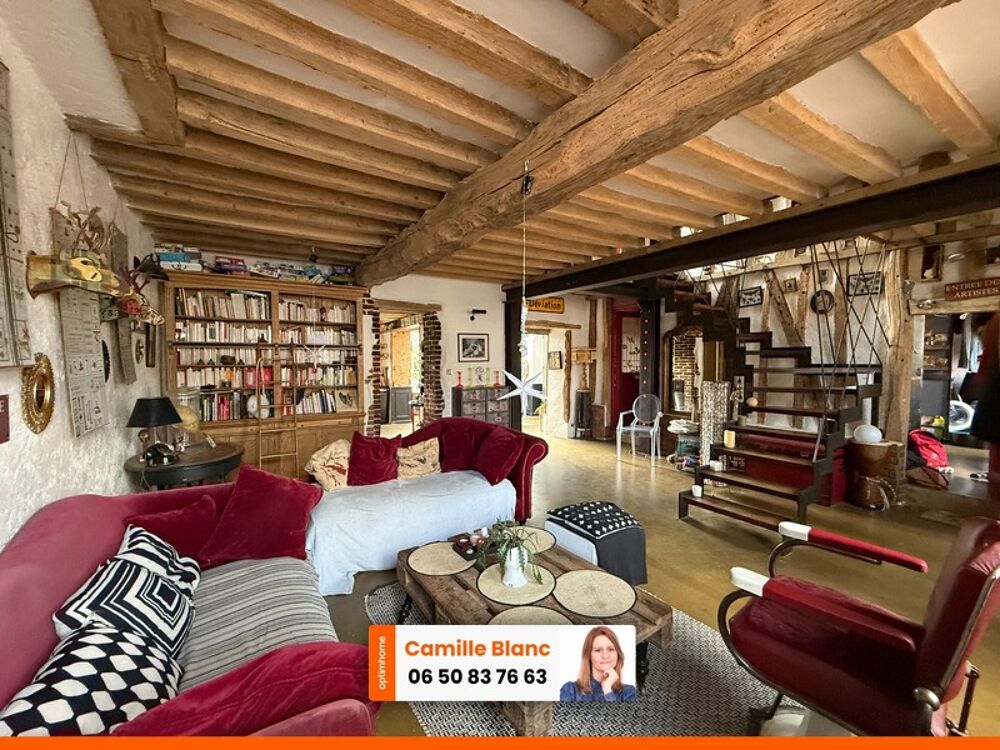 ? DEMEURE DE CHARME TYPE ATELIER DARTISTE  BORDS DE LEURE  BEAUX VOLUMES  VALLÉE DE LEURE
