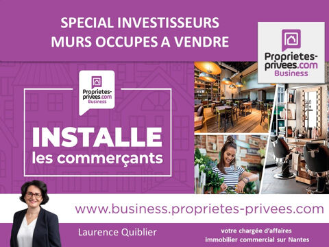   44000 NANTES - MURS COMMERCIAUX OCCUPES, GRANDE VITRINE 