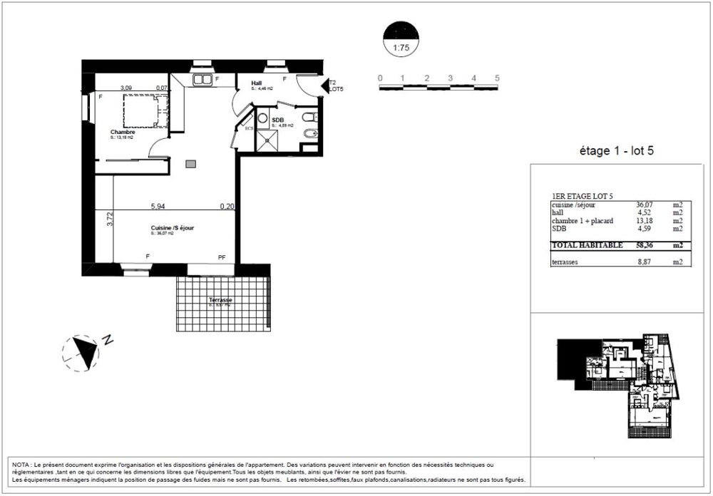 Vente Appartement Appartement Le Dramont 2 pièce(s) 55 m2 Agay
