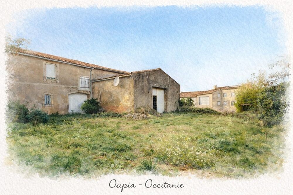 Maison de caractère à réinventer  Projet de vie ou investissement  Oupia (Minervois)