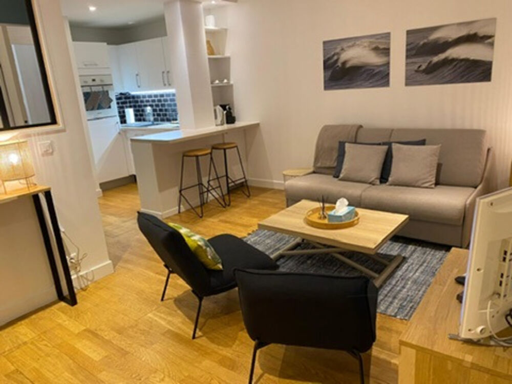Location Appartement BIARRITZ CENTRE – T1 BIS MEUBLÉ 29,66 M² – BAIL MOBILITÉ 10 MOIS – 700 € CC Biarritz