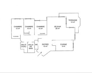  Appartement � vendre 4 pi�ces 110 m�