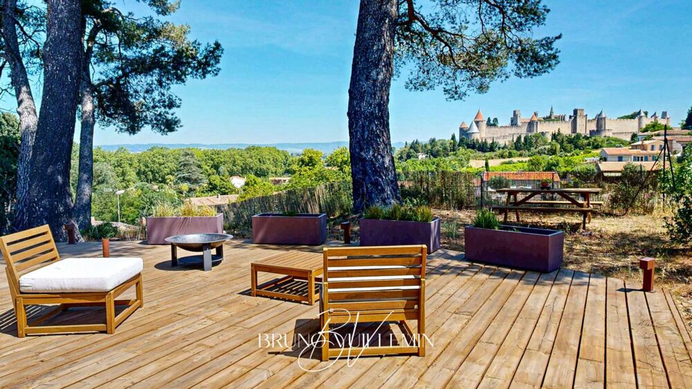 LE PRIVILEGE RARE DE POSSEDER LA CITE DE CARCASSONNE POUR DECOR
