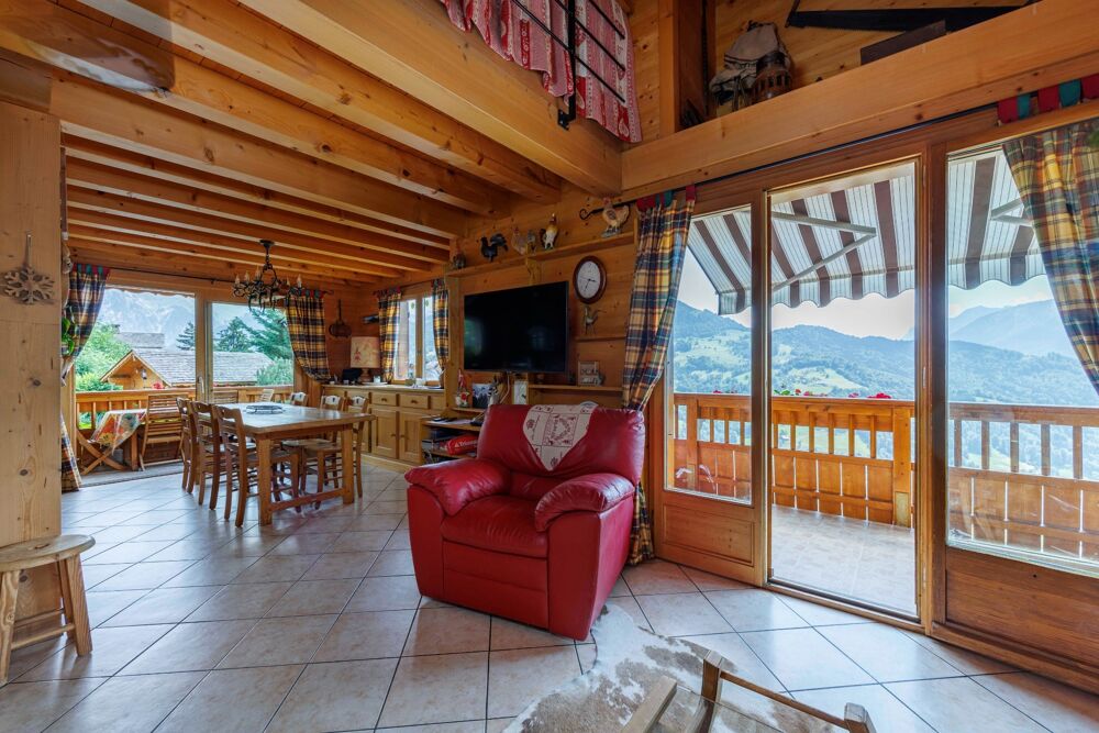 Chalet à vendre en viager occupé - Vue panoramique - MANIGOD (74)