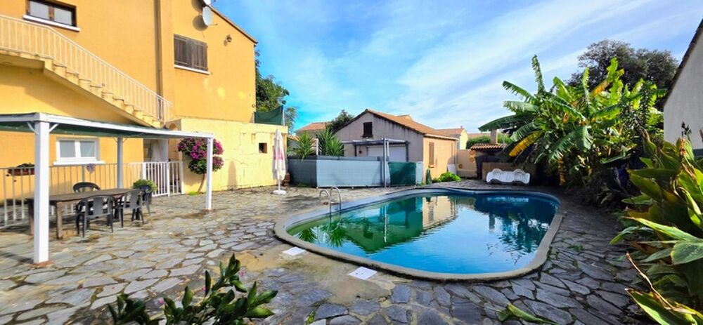 Maison divisé en 2 appartements T4, T2 indépendant et piscine SANTA LUCIA DI MORIANI (20230)