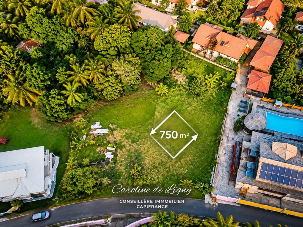 Vente Terrain Deshaies – 750 m², 2 plages à pied, une opportunité rare Deshaies