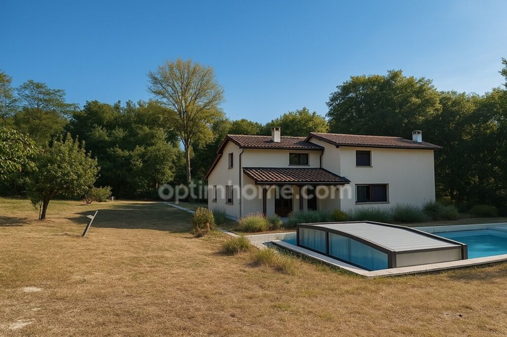 Maison darchitecte avec studio indépendant et vaste terrain boisé de 4 hectares