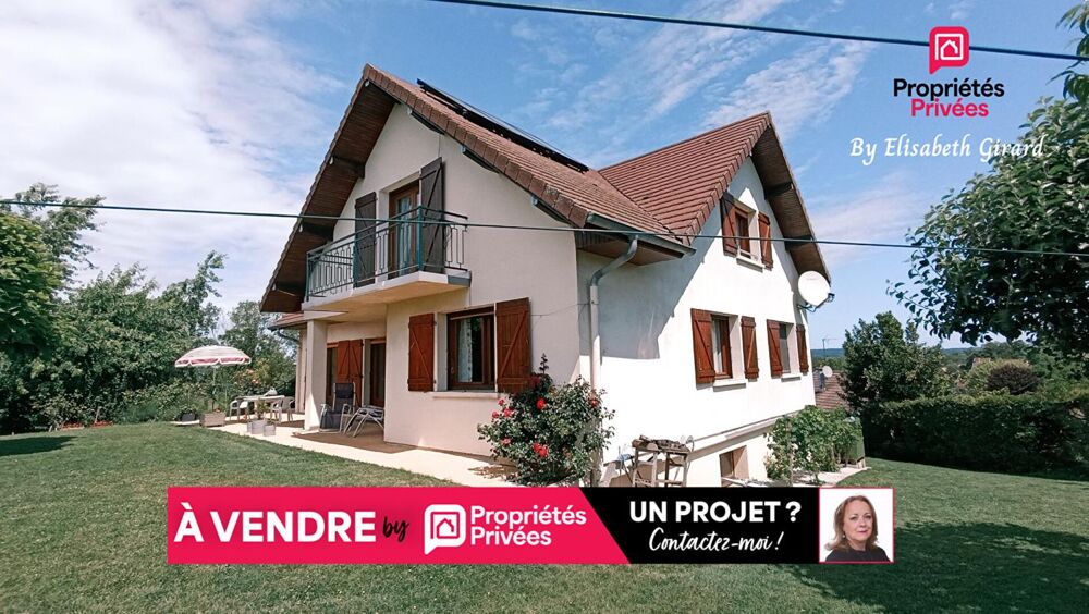 Dans le Dépt 25, en secteur limitrophe à MARNAY 70 : Belle maison familiale de 193 m2 habitables avec sous-sol complet semi-ente