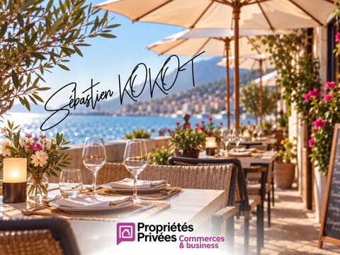 Proche Monaco et fronti&egrave;re italienne - BAR, RESTAURANT  bord de mer ? Belle affaire rentable sur la C&ocirc;te d'Azur 1060000 06500 Menton